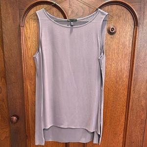 COPY - Eileen Fisher Silk Georgette Crepe Ballet Neck Tank